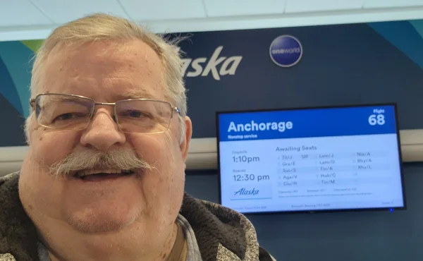 Getting back to Anchorage from Fairbanks, by air this time.
